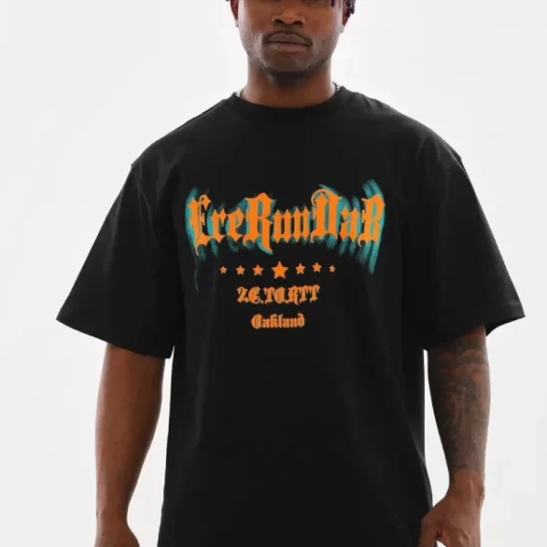 Unisex Baskılı Oversize T-Shirt