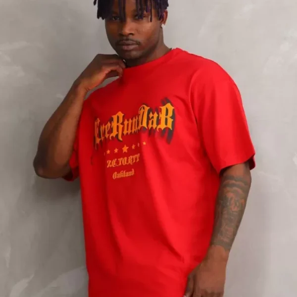 Unisex Baskılı Oversize T-Shirt