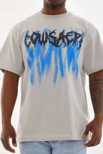 Unisex Baskılı Oversize T-Shirt