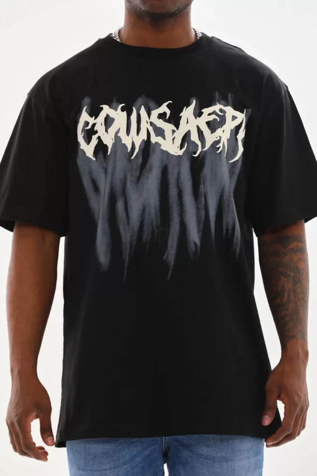 33ece192e9ee26d1d12d5cdb6bda57a8_86539-0.jpg Unisex Baskılı Oversize T-Shirt - Görsel 1