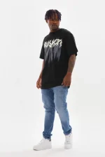 Unisex Baskılı Oversize T-Shirt - Görsel 4