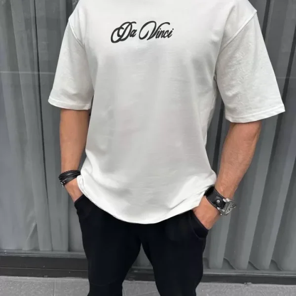 Unisex Baskılı Oversize T-Shirt