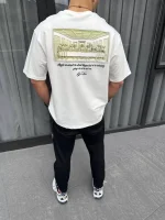 Unisex Baskılı Oversize T-Shirt - Görsel 2
