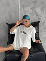 Unisex Baskılı Oversize T-Shirt - Görsel 2