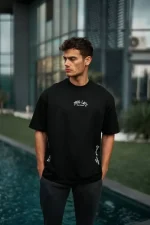 Unisex Baskılı Oversize T-Shirt - Görsel 3
