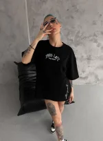 Unisex Baskılı Oversize T-Shirt - Görsel 2