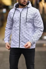 Unisex Kapüşonlu İçi Astarlı Yağmurluk