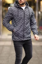 Unisex Kapüşonlu İçi Astarlı Yağmurluk - Görsel 2