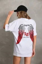 Unisex Baskılı Oversize T-Shirt - Görsel 2