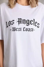 Unisex Baskılı Oversize T-Shirt - Görsel 3
