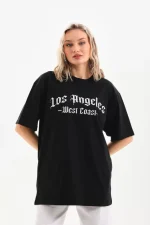 Unisex Baskılı Oversize T-Shirt