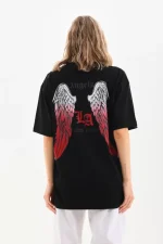 Unisex Baskılı Oversize T-Shirt - Görsel 2
