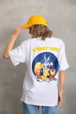 Unisex Baskılı Oversize T-Shirt