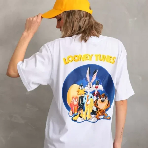 Unisex Baskılı Oversize T-Shirt