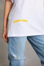 Unisex Baskılı Oversize T-Shirt - Görsel 3