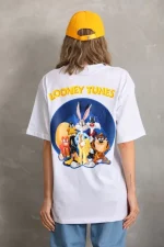 Unisex Baskılı Oversize T-Shirt - Görsel 4