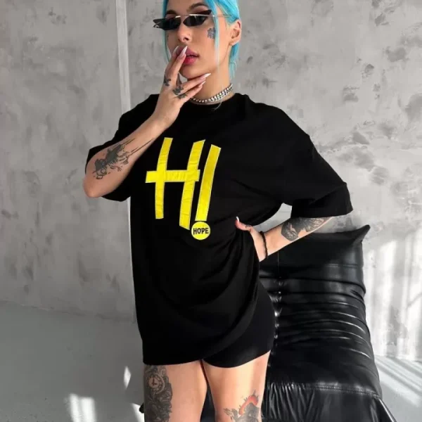 Unisex Nakış İşlemeli T-Shirt