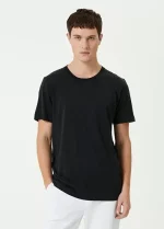 Unisex Basic Bisiklet Yaka Regular T-Shirt