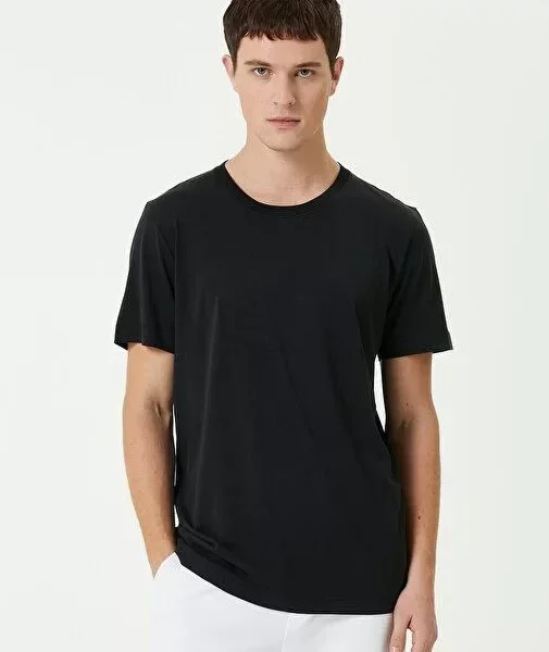 Unisex Basic Bisiklet Yaka Regular T-Shirt