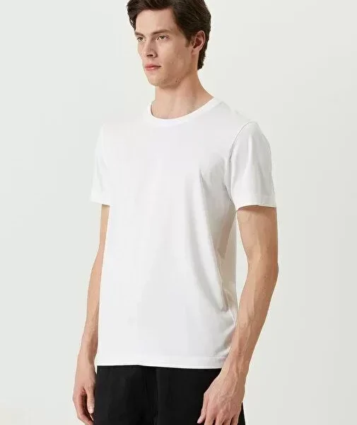 Unisex Basic Bisiklet Yaka Regular T-Shirt