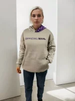 Baskılı Kapüşonlu Sweatshirt