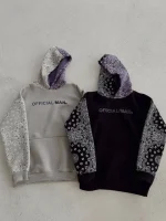 Baskılı Kapüşonlu Sweatshirt - Görsel 2