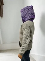 Baskılı Kapüşonlu Sweatshirt - Görsel 3