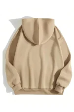 Erkek Düz Kapüşonlu Sweat - Görsel 2