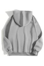 Erkek Düz Kapüşonlu Sweat