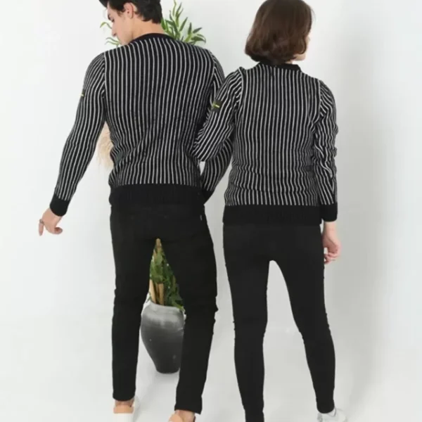 Erkek Bisiklet Yaka Yün Örmeli Triko Kazak