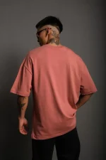 Erkek 24/1 Düz A Kalite Oversize T-shirt - Görsel 2