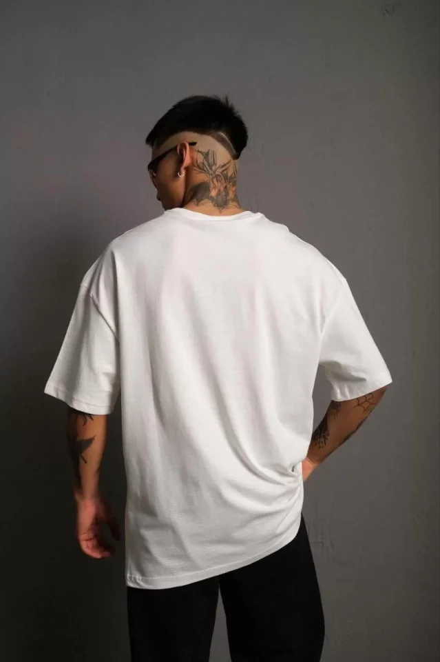 33ece192e9ee26d1d12d5cdb6bda57a8_88849-0.jpg Erkek 24/1 Düz A Kalite Oversize T-shirt - Görsel 1