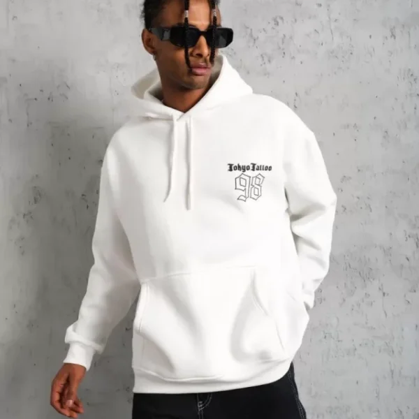 Erkek 98 Baskılı Kapşonlu Sweat