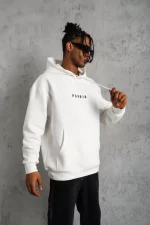 Erkek Astronot Baskılı Kapüşonlu Sweat - Görsel 3