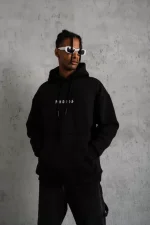 Erkek Astronot Baskılı Kapüşonlu Sweat - Görsel 2