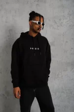 Erkek Astronot Baskılı Kapüşonlu Sweat - Görsel 4