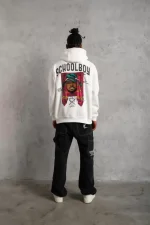 Erkek SCHOOL BOY Baskılı Kapüşonlu Sweat - Görsel 3