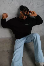 Erkek Baskılı Sweat - Görsel 2