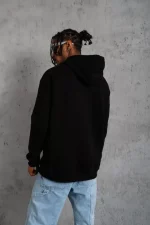 Erkek DANKES Baskılı Kapüşonlu Sweat - Görsel 3