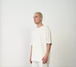 Unisex Basic Bisiklet Yaka Oversize T-Shirt - Görsel 3