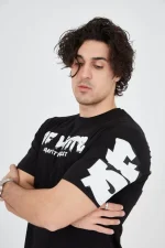 Erkek 24/1 Penye Baskılı T-Shirt - Görsel 4