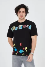 Erkek Baskılı Penye T-Shirt - Görsel 2