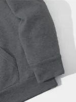 Erkek Düz Kapüşonlu Sweat - Görsel 4