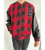 Erkek Pötikare Desen Nakışlı Kolej Ceket