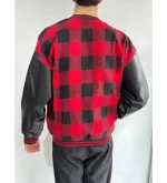 Erkek Pötikare Desen Nakışlı Kolej Ceket - Görsel 2