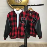 Erkek Pötikare Desen Nakışlı Kolej Ceket - Görsel 3