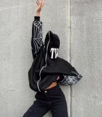 Bape Spider Baskılı Oversize Hırka