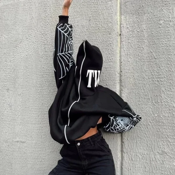 Bape Spider Baskılı Oversize Hırka