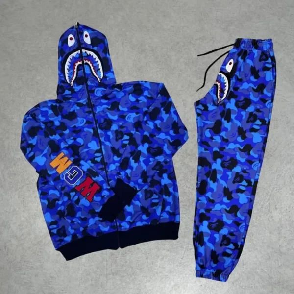 Erkek Nakış İşlemeli Bape Eşofman Takım