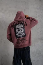Erkek Paradise Baskılı Kapüşonlu Sweat - Görsel 2